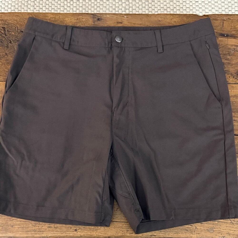 Fitst4 Olive Green Outdoor Active Chino Shorts Size 35x6"